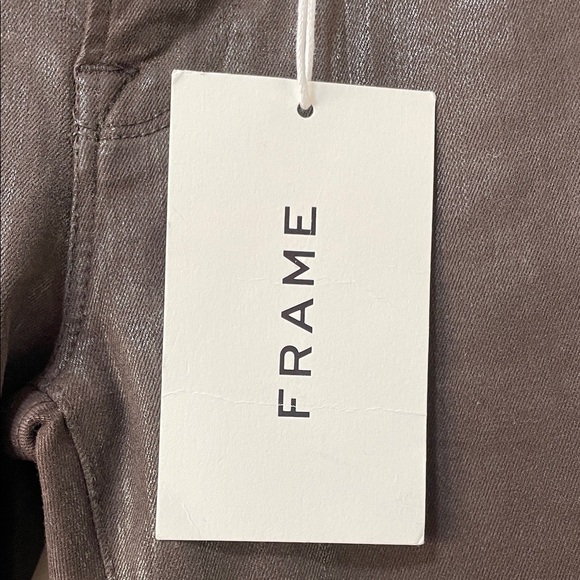 Frame Denim Brown Skinny Pants - Picture 2 of 14